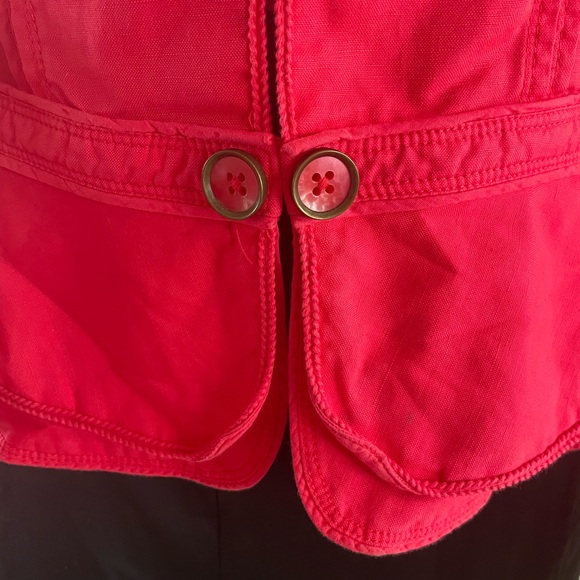 Anthropologie Elevenses Red jacket. Sz.M. - Picture 4 of 10